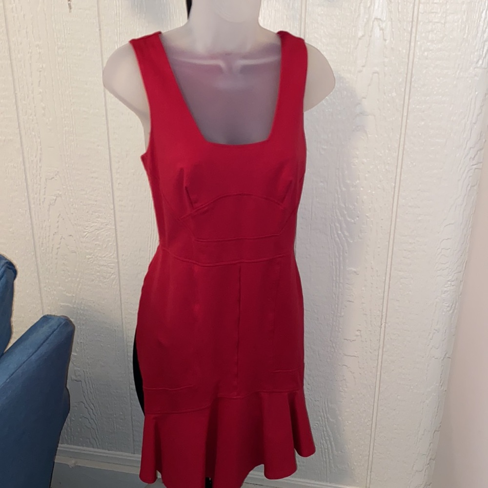 Red dress